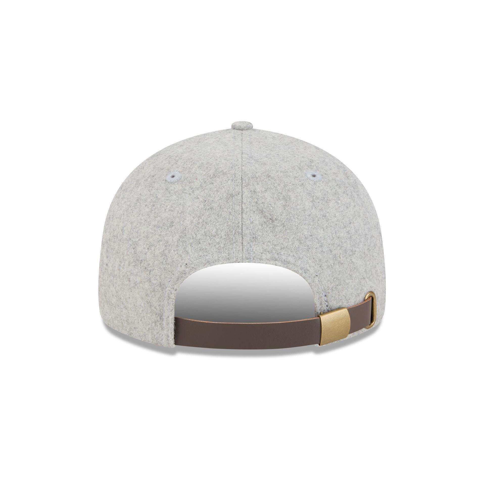 New Era Cap Heather Gray Melton Wool Retro Crown 9FIFTY Adjustable Hat Male Product Image