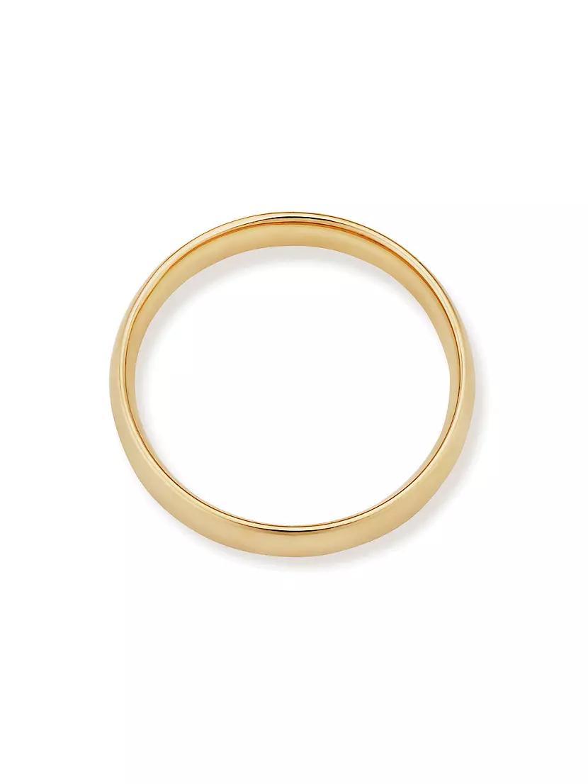 14K Yellow Gold Forever Band Bold Ring Product Image