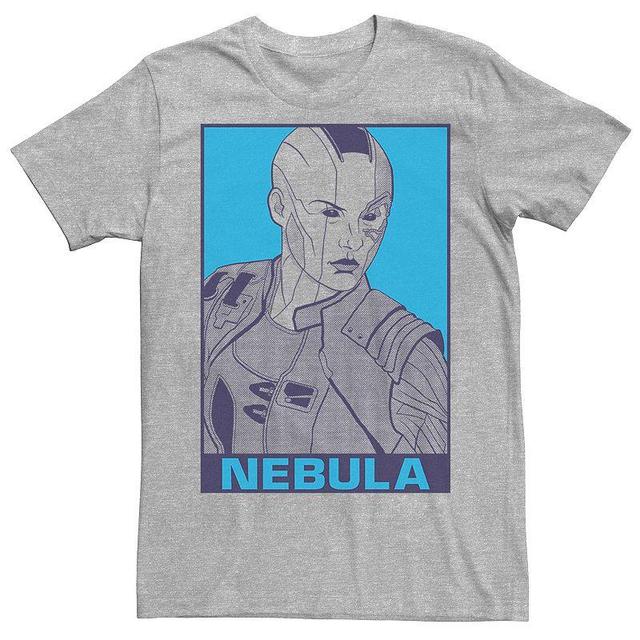 Mens Avengers Endgame Nebula Poster Tee Athletic Grey Product Image