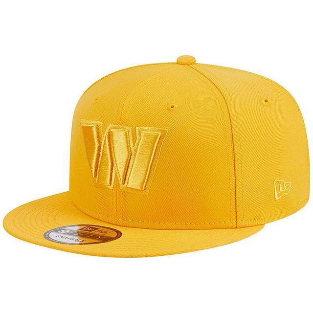 Mens New Era Gold Washington Commanders Color Pack 9FIFTY Snapback Hat Product Image