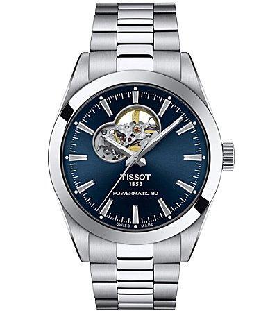 Tissot T-Classic Powermatic 80 Open Heart Bracelet Watch, 40mm Product Image