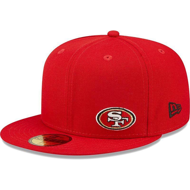 Mens New Era Scarlet San Francisco 49ers Flawless 59FIFTY Fitted Hat Product Image