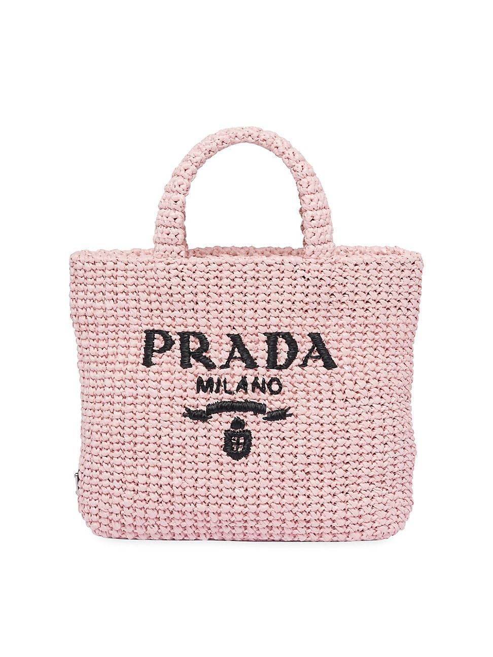 Womens Small Raffia Tote Bag Product Image