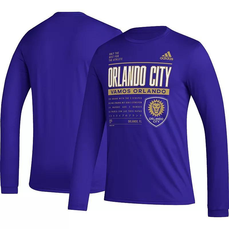 Adidas Mens Red Chicago Fire 2023 Club Dna Long Sleeve Aeroready T-Shirt Product Image