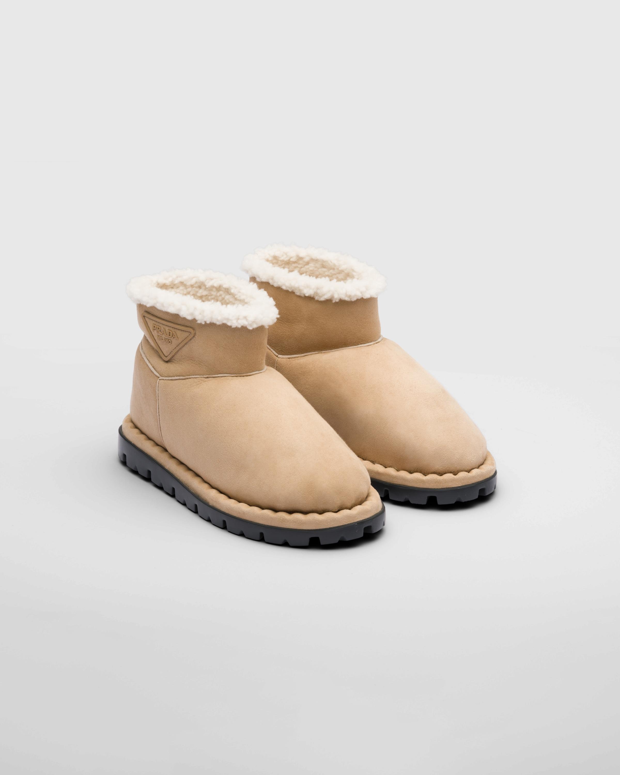 Shearling booties Product Image