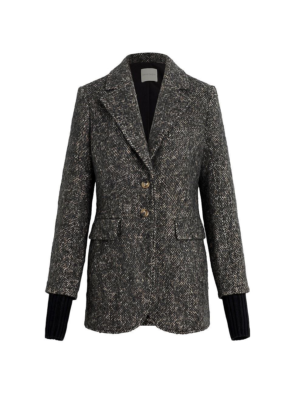 Womens The City Wool-Blend Single-Breasted Blazer Product Image