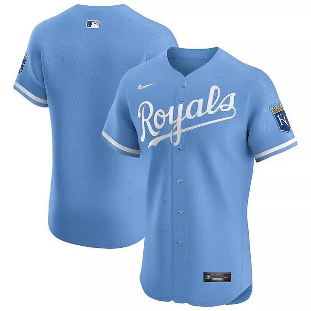 Mens Nike Blue Kansas City Royals Alternate Vapor Premier Elite Patch Jersey Product Image