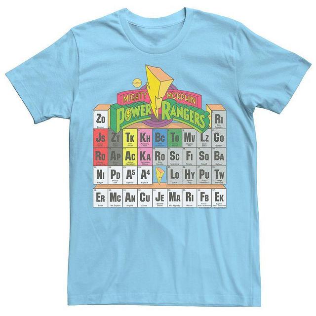 Mens Power Rangers Periodic Table Tee Product Image