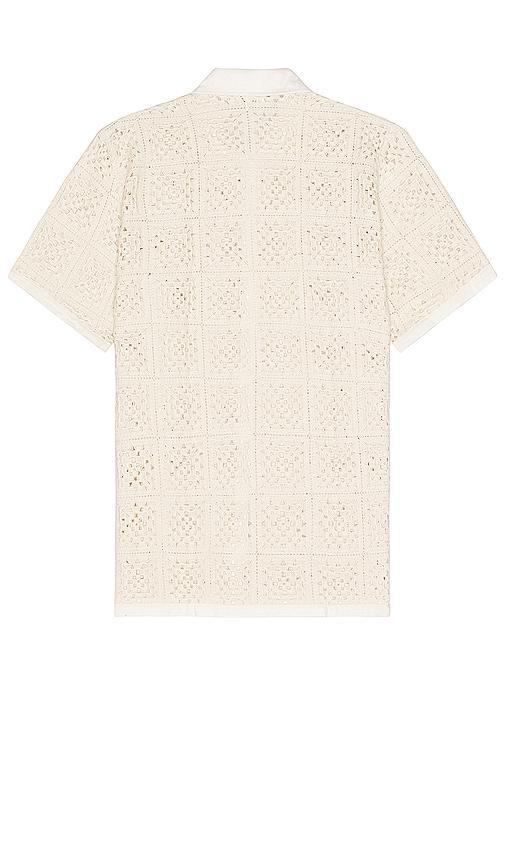 Agua Bendita Jared Shirt in Beige - Cream. Size S (also in M). Product Image