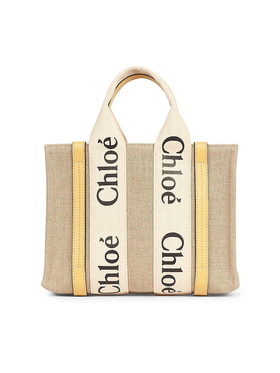 Woody Small Eco Linen Tote Bag Product Image