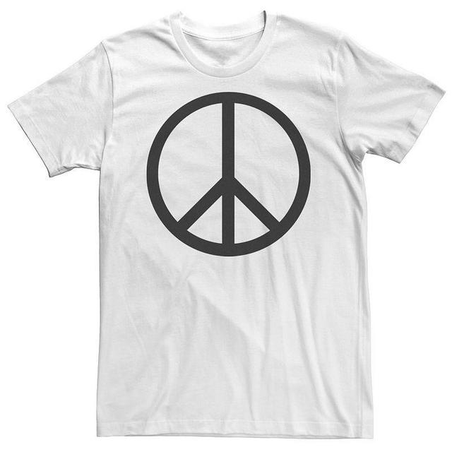 Mens Simple Peace Logo Tee Product Image