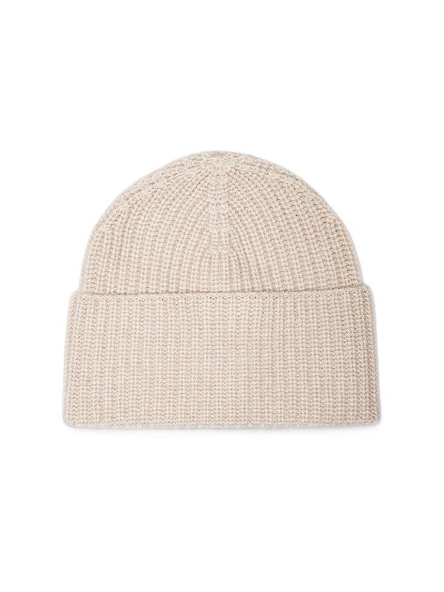 Mens Cashmere English Rib Beanie Product Image