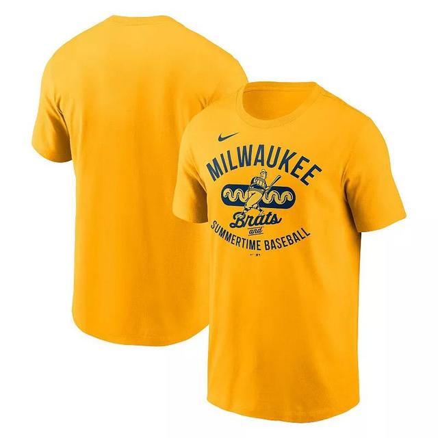 Mens Nike Milwaukee Brewers Local Home Town T-Shirt Product Image