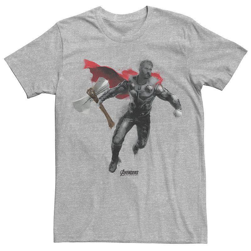 Mens Avengers Endgame Thor Tee Athletic Grey Product Image