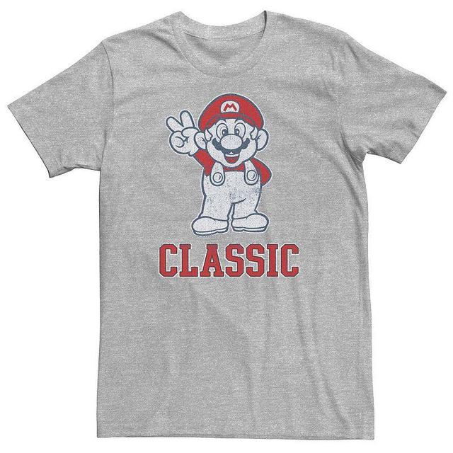 Mens Nintendo Super Mario Classic Peace Sign Graphic Tee Product Image