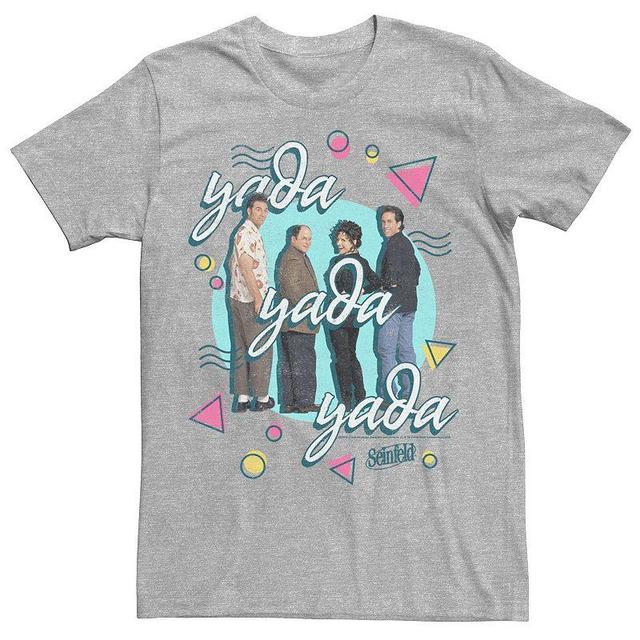 Mens Seinfeld Group Shot Yada Yada Yada Colorful Tee Med Grey Product Image