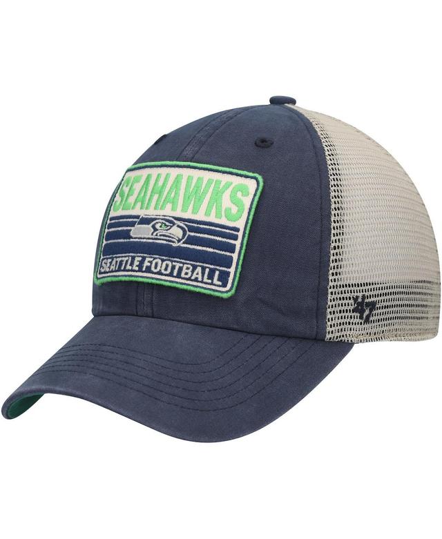 Mens 47 /Natural Seattle Seahawks Four Stroke Clean Up Snapback Hat, Blue Product Image