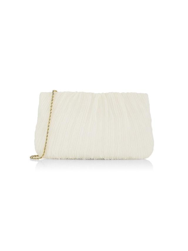 Womens Brit Pleated Clutch-On-Chain Product Image