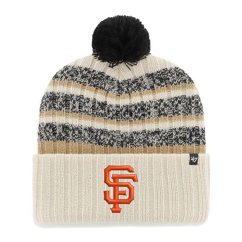 Mens 47 Natural San Francisco Giants Tavern Cuffed Knit Hat with Pom Product Image