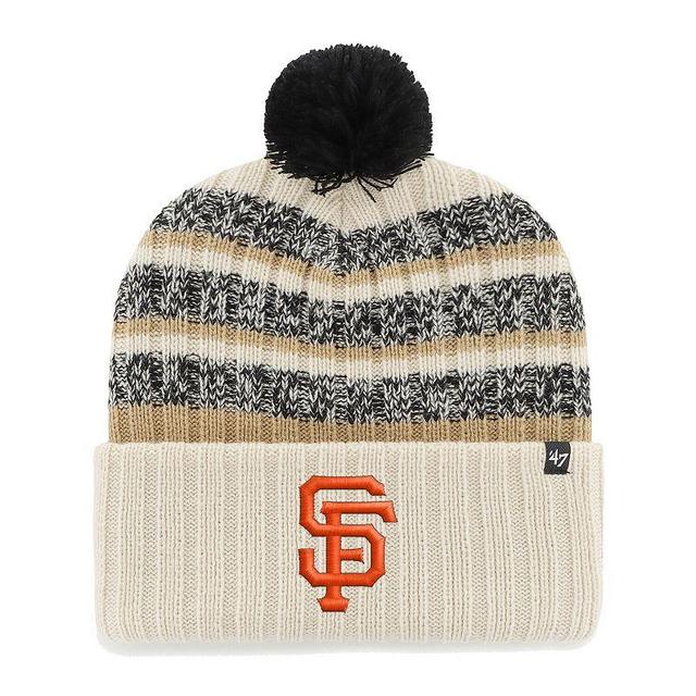 Mens 47 Natural San Francisco Giants Tavern Cuffed Knit Hat with Pom Product Image