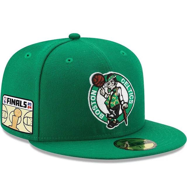 Mens New Era Kelly Boston Celtics 2024 NBA Finals Side Patch 59FIFTY Fitted Hat Product Image