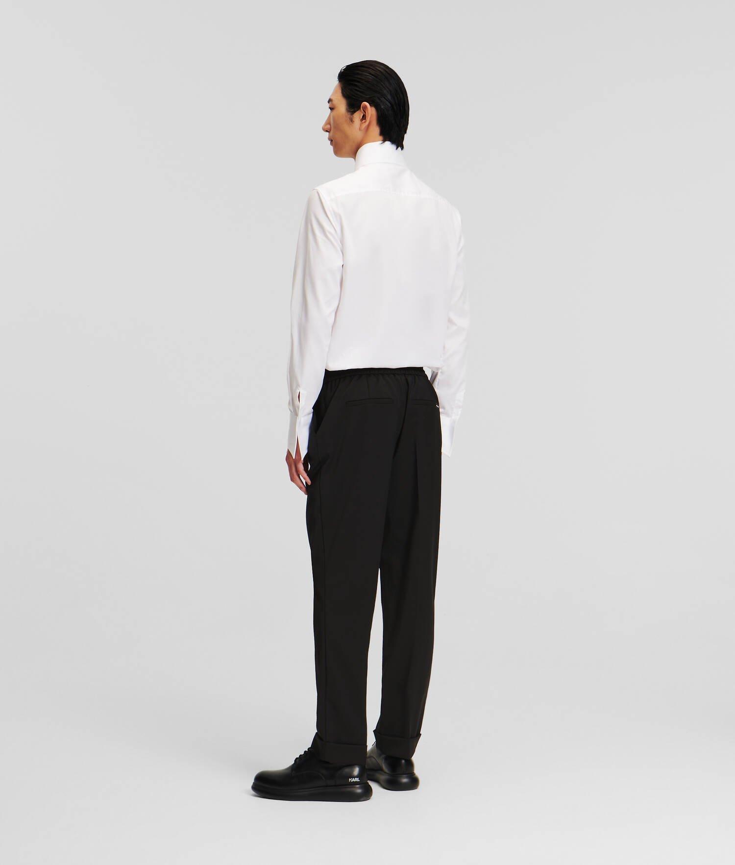 CASUAL WOOL-BLEND PANTS Product Image