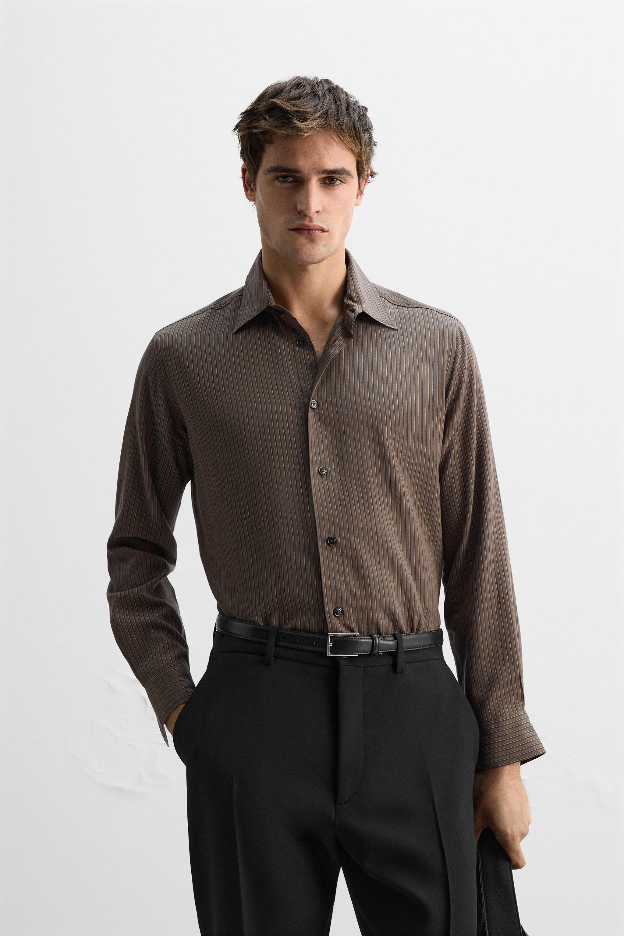 FLOWY STRIPED SHIRT Product Image