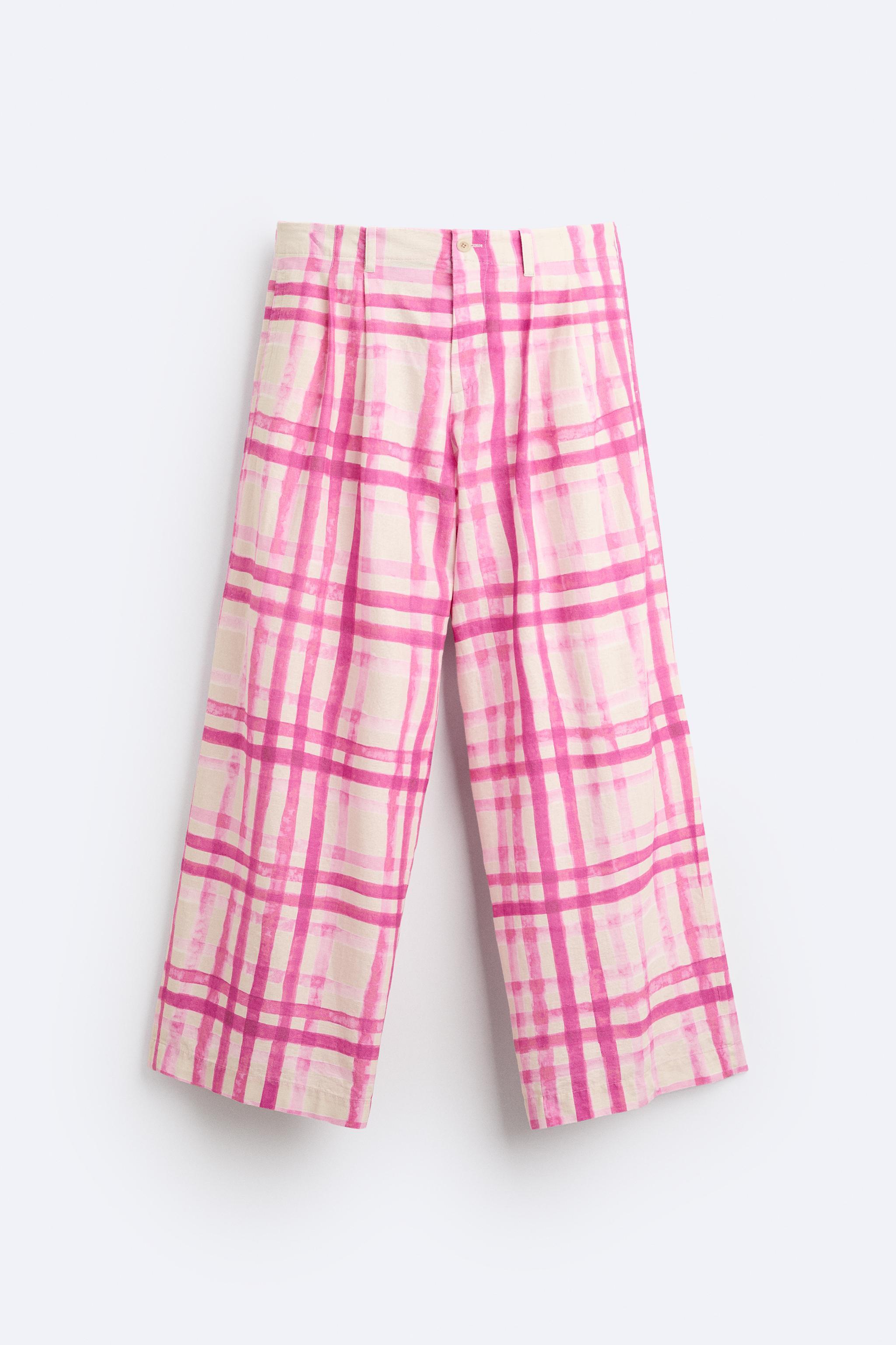 PLAID PRINT PANTS LIMITED EDITION Product Image