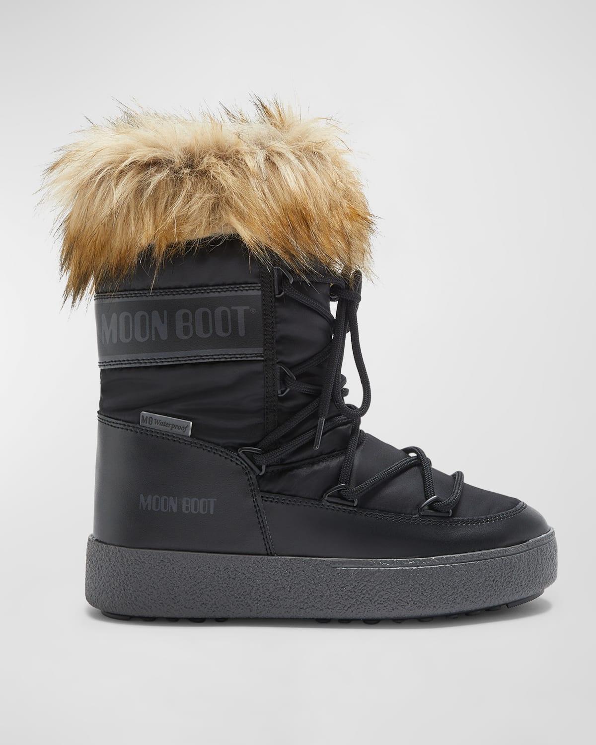 Track Monaco Faux Fur Short Snow Boots Product Image