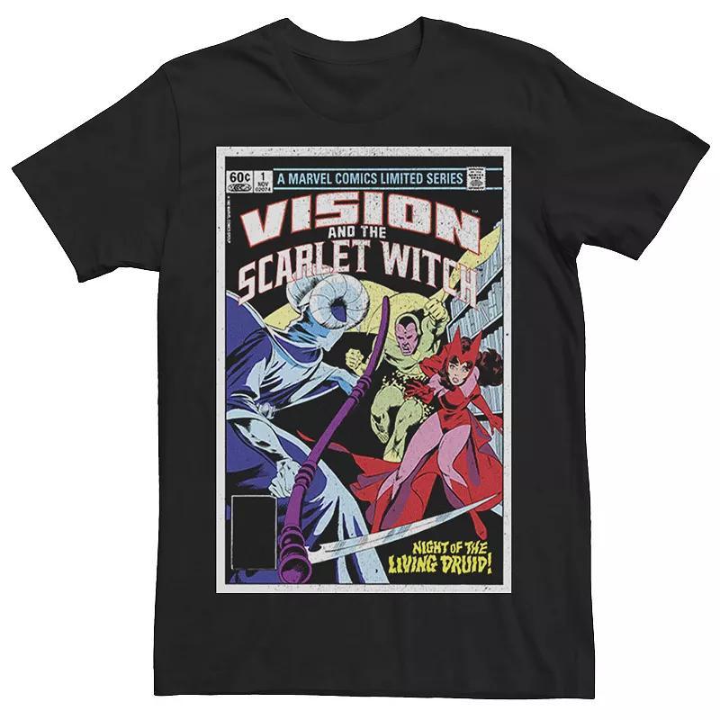 Mens Marvel Vision And The Scarlet Witch Night Of The Living Druid Tee Product Image