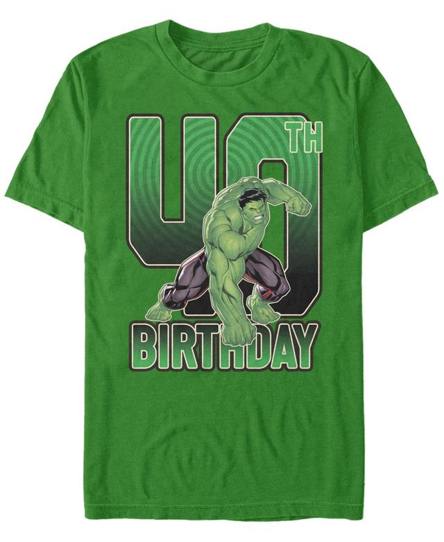 Mens Marvels Hulk 40th Birthday Tee Product Image