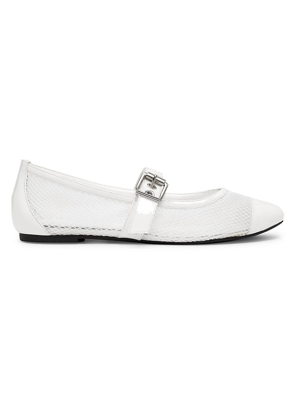 Womens Hanna Mesh Mary Jane Ballet Flats Product Image