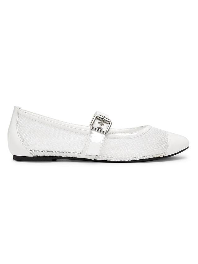 Womens Hanna Mesh Mary Jane Ballet Flats Product Image