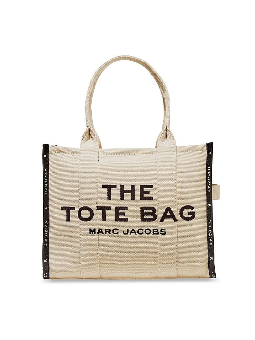 The Jacquard Large Tote Bag In Black Product Image