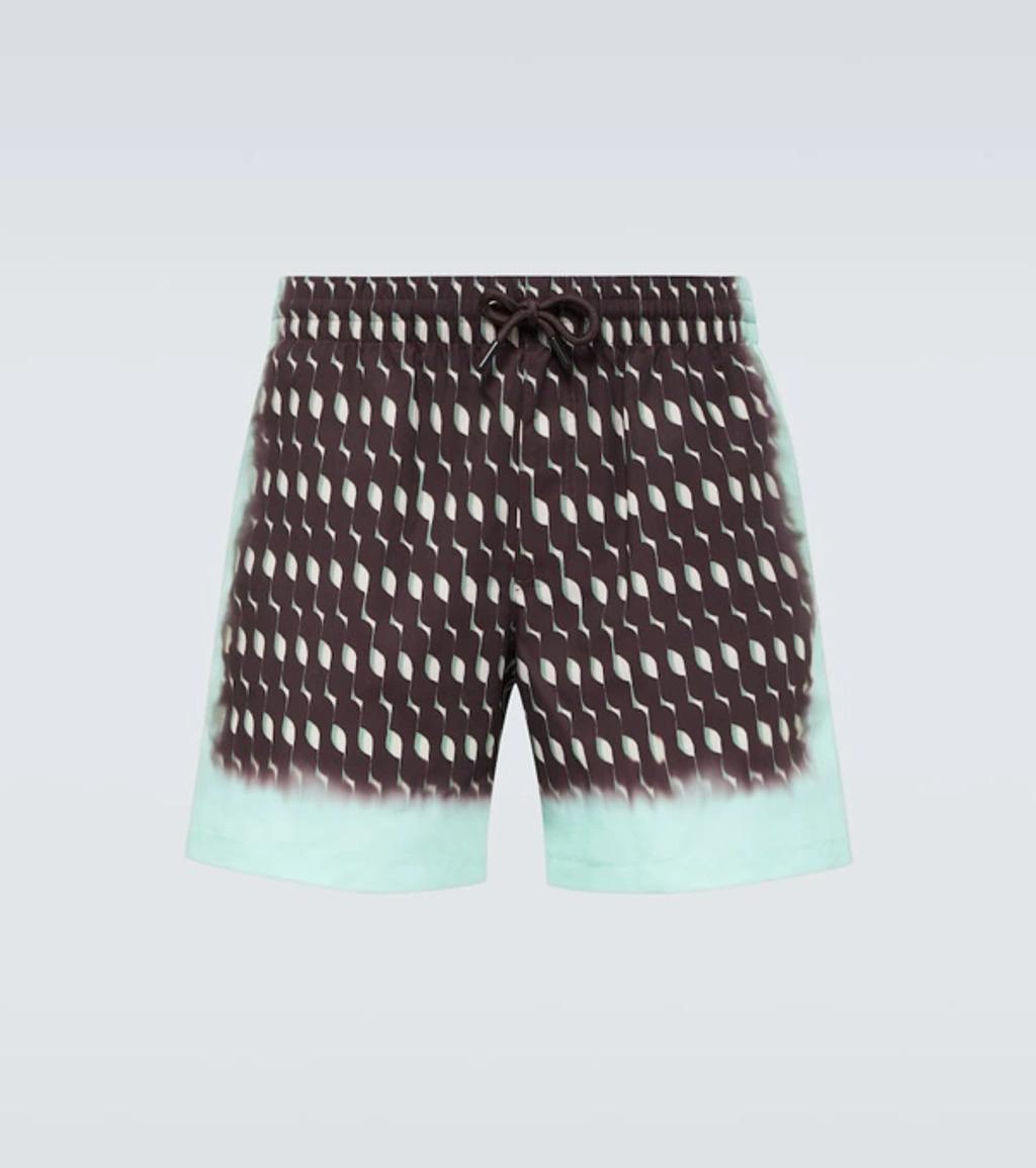 DRIES VAN NOTEN Printed Swim Trunks In Multicoloured Product Image