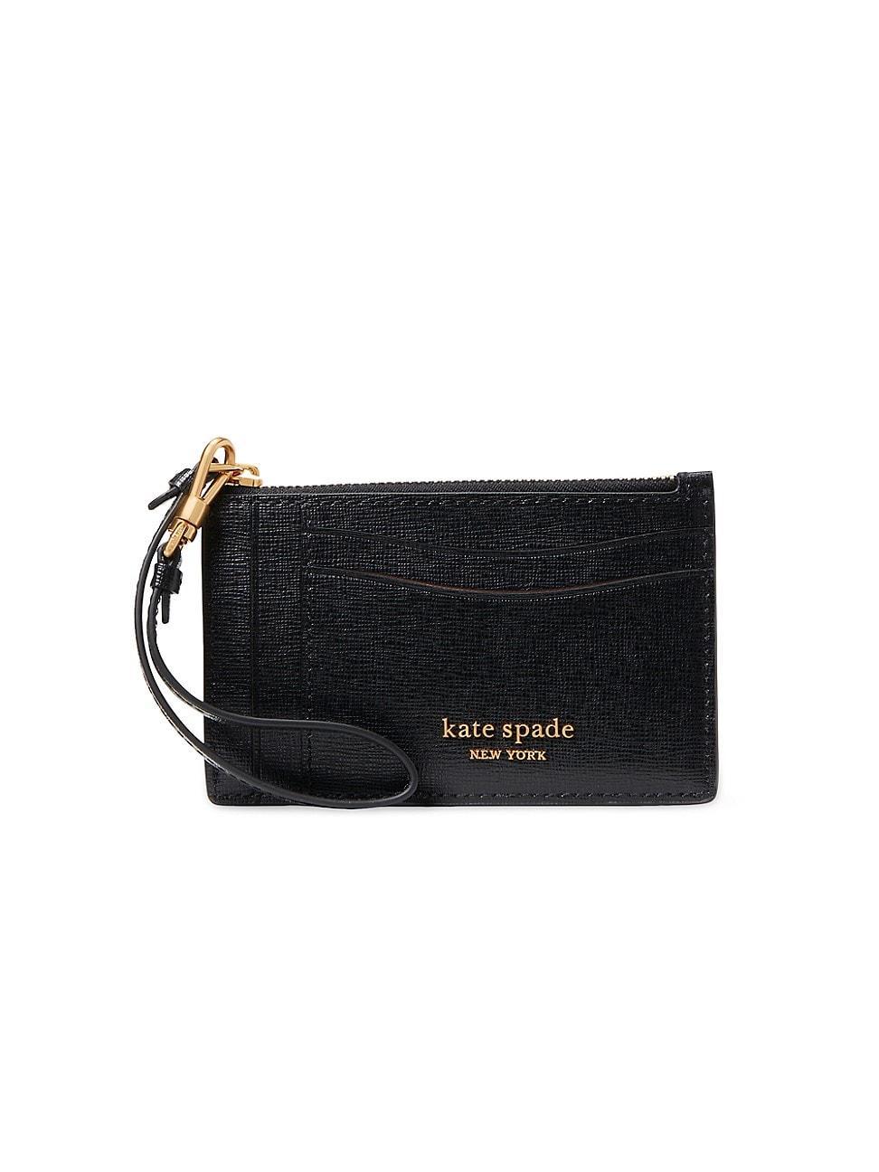 kate spade new york morgan leather wristlet card case Product Image