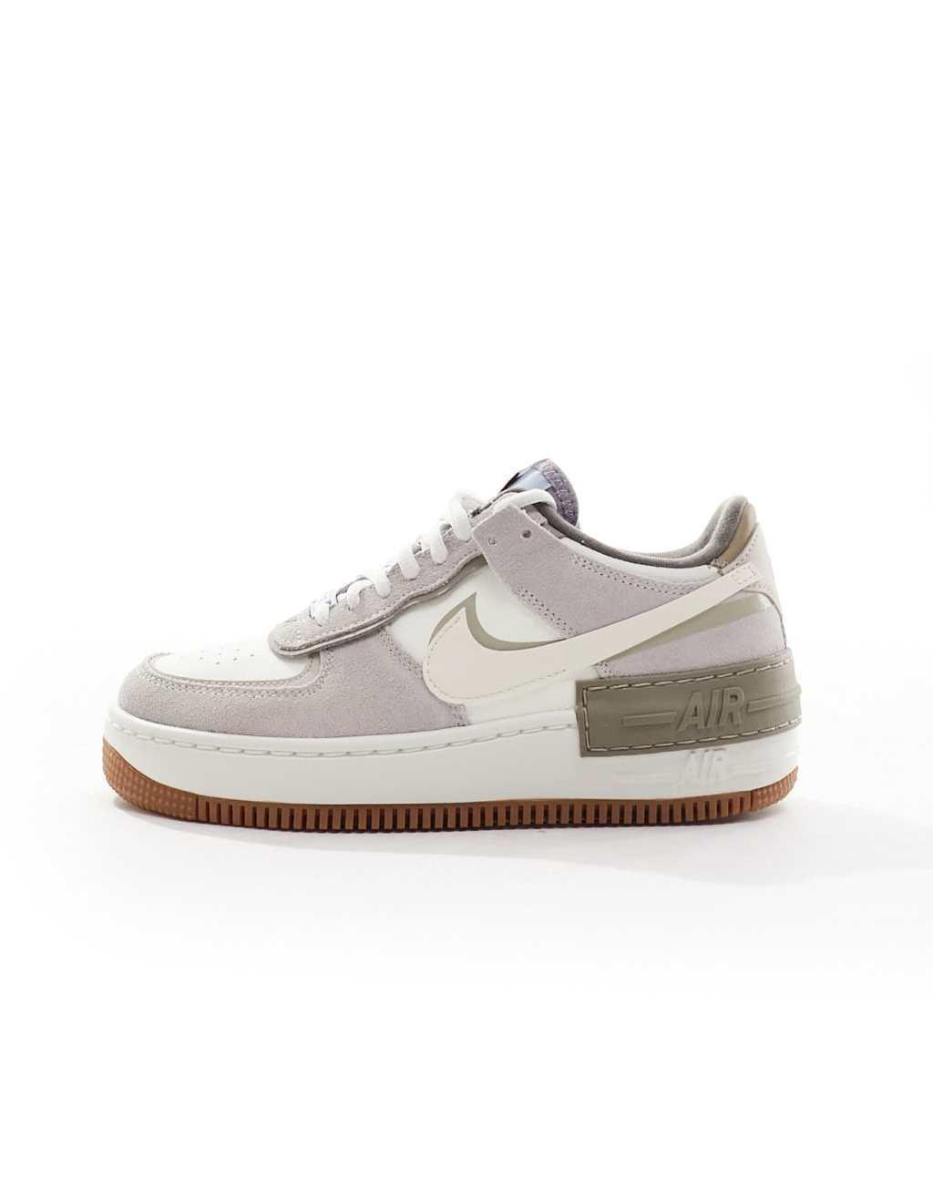 Nike Air Force 1 Shadow sneakers in gray Product Image