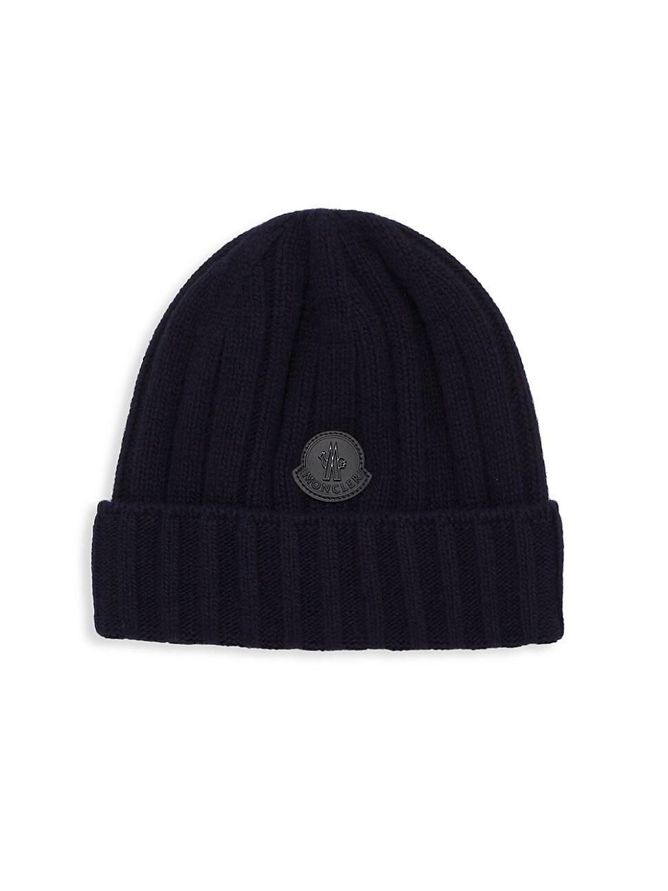 Mens Ribbed Wool Beanie Product Image