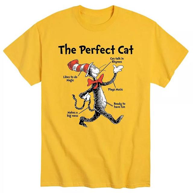 Mens Dr. Seuss Perfect Cat Tee Product Image