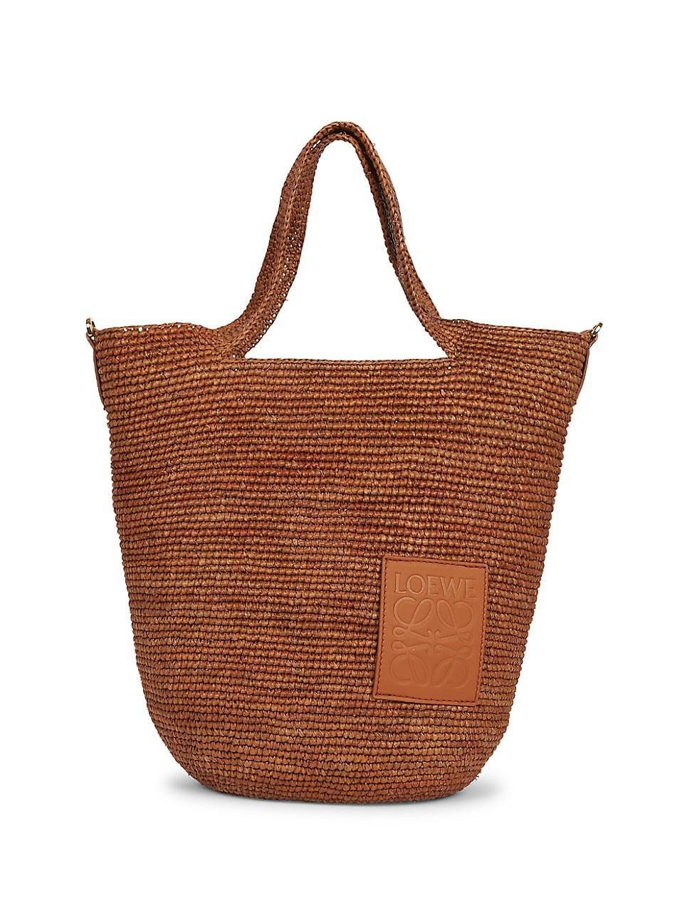 Womens LOEWE x Paulas Ibiza Mini Slit Raffia Tote Bag Product Image