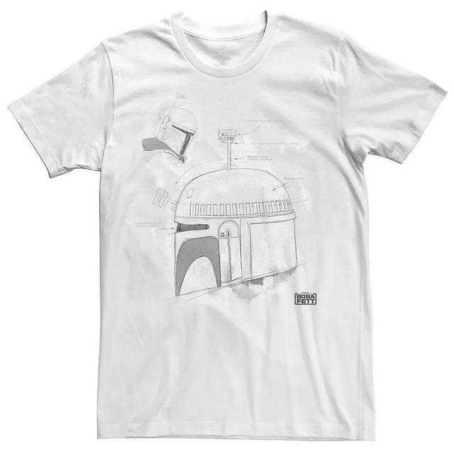 Mens Star Wars The Book Of Boba Fett Helmet Stamp Tee Product Image