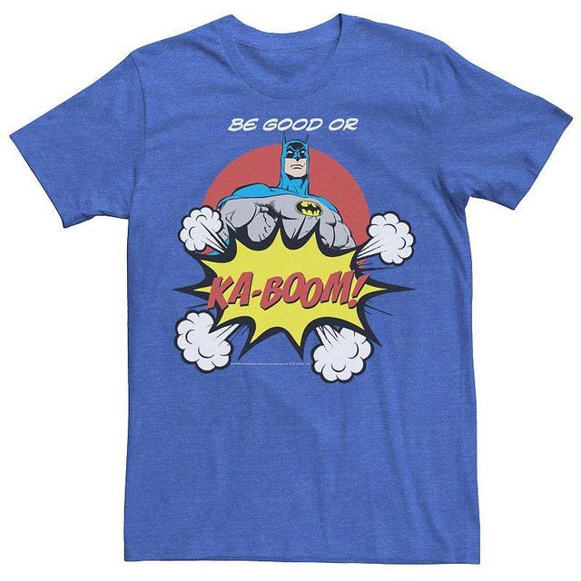 Mens DC Comics Batman Ka-Boom Pop Art Text Poster Tee Product Image