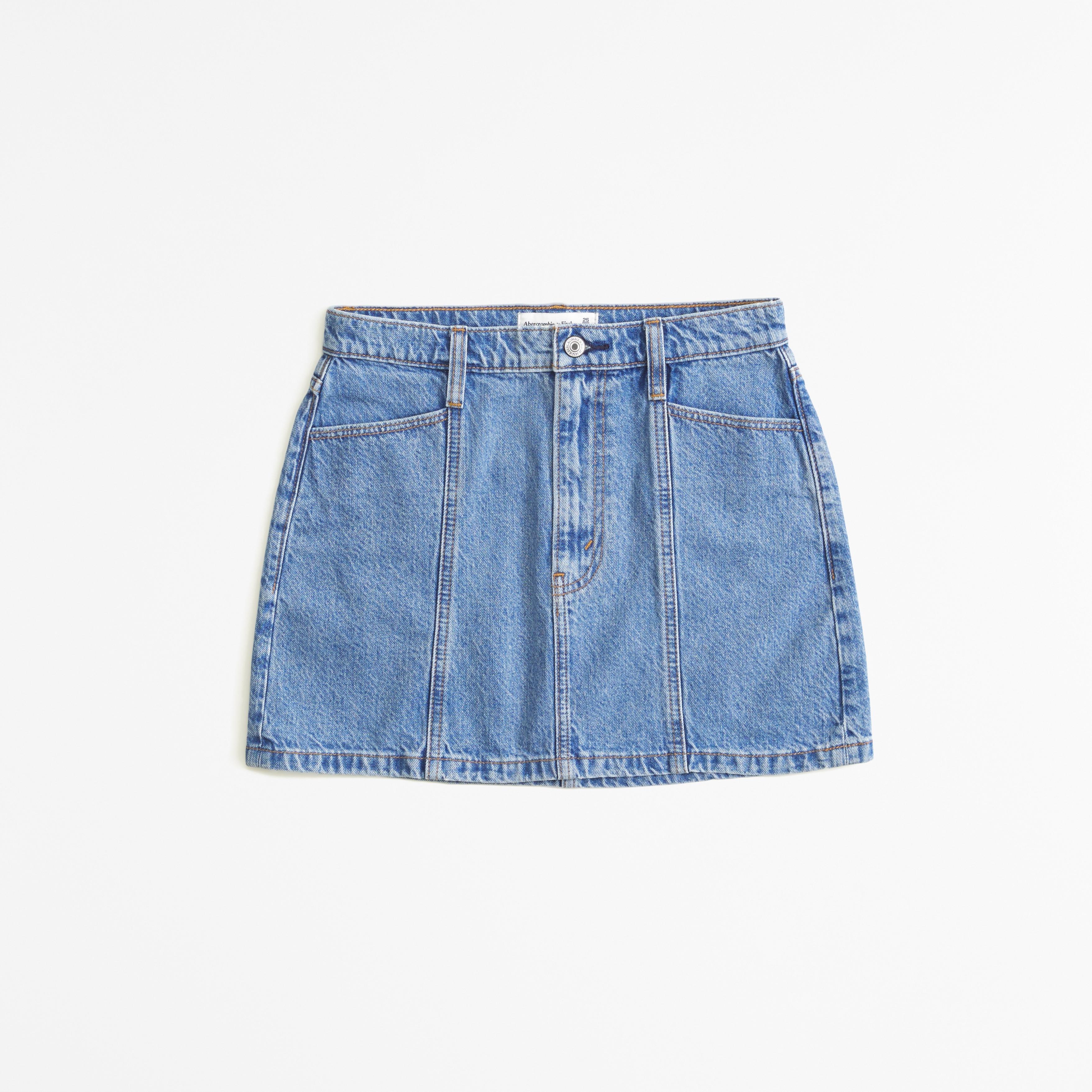 Denim Mini Skirt Product Image