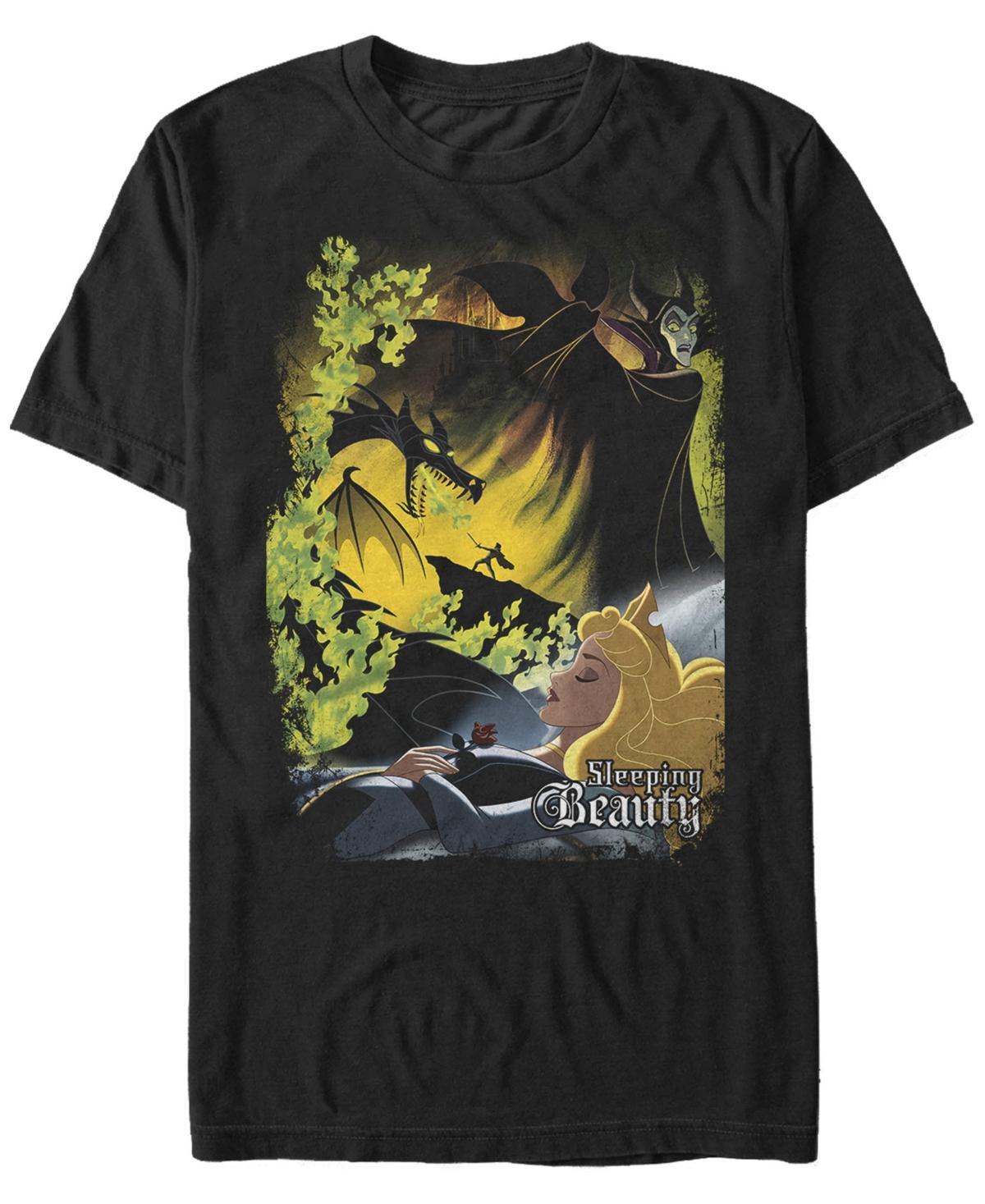 Disney Mens Sleepy Beauty Poster, Short Sleeve T-Shirt Product Image