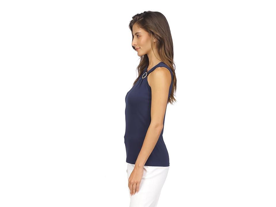 MICHAEL Michael Kors O-Ring Tank (Midnight ) Women's Clothing Product Image