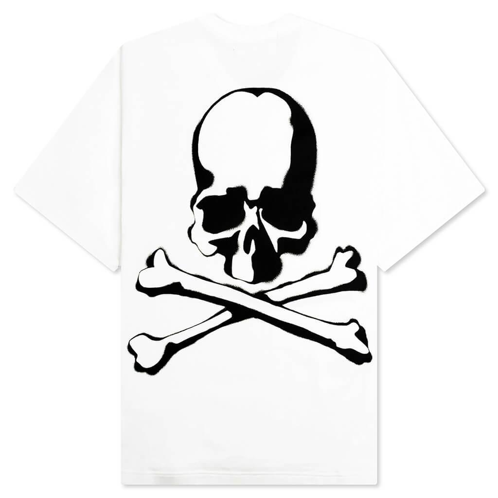 Spray Paint Knit T-Shirt - White Male Product Image