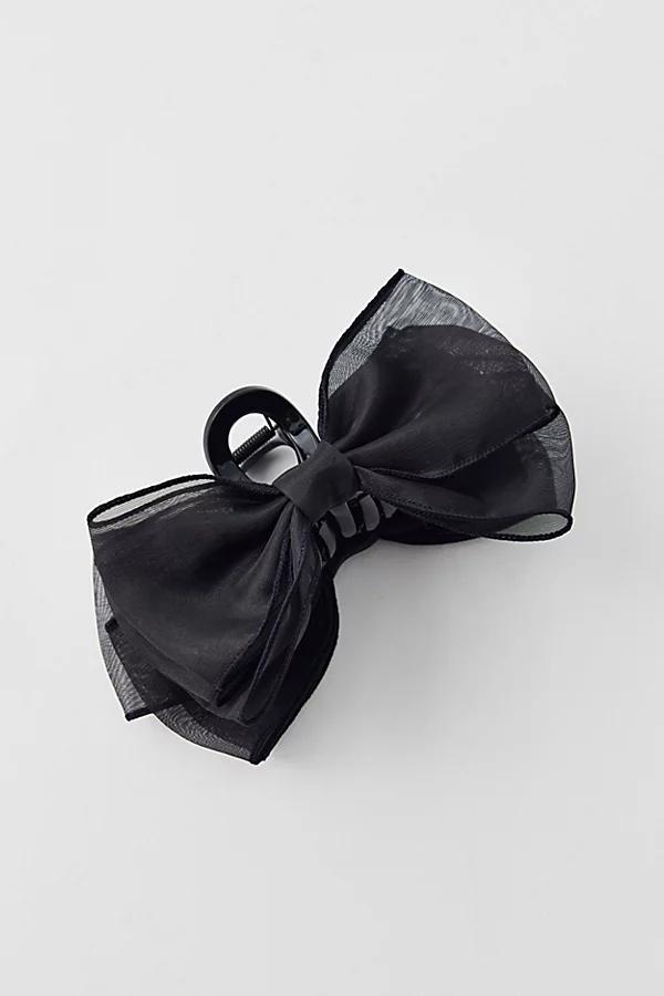 Double Bow Claw Clip Womens at Urban Outfitters Product Image