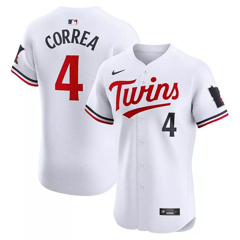 Mens Nike Carlos Correa Minnesota Twins Home Elite Jersey Product Image