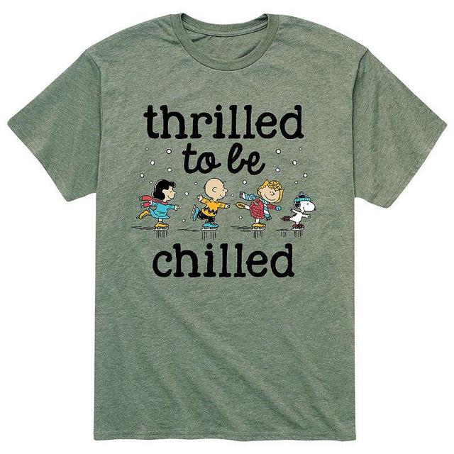 Mens Peanuts Thrilled To Be Chilled Skating Tee Product Image