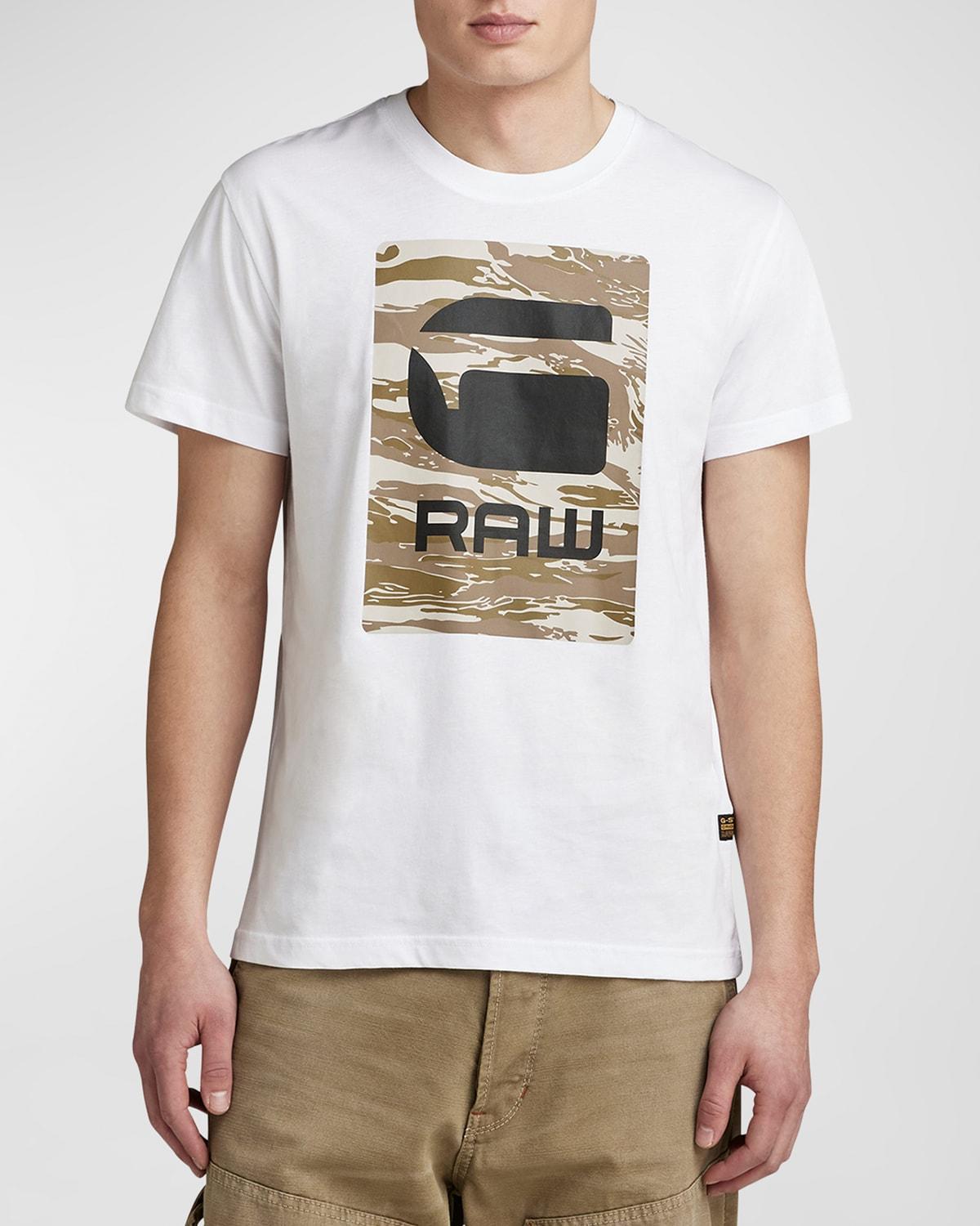 Mens Camo Box Graphic T-Shirt Product Image